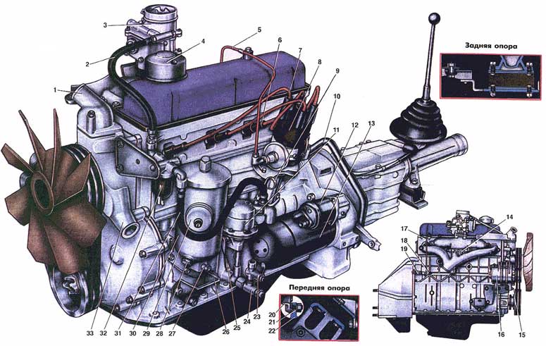 Двигатель ГАЗ-24-10 